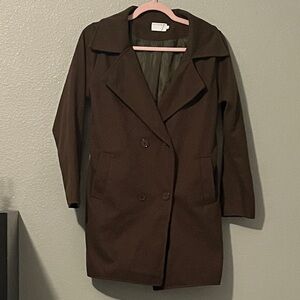 Witchery Dark Brown Trench Coat